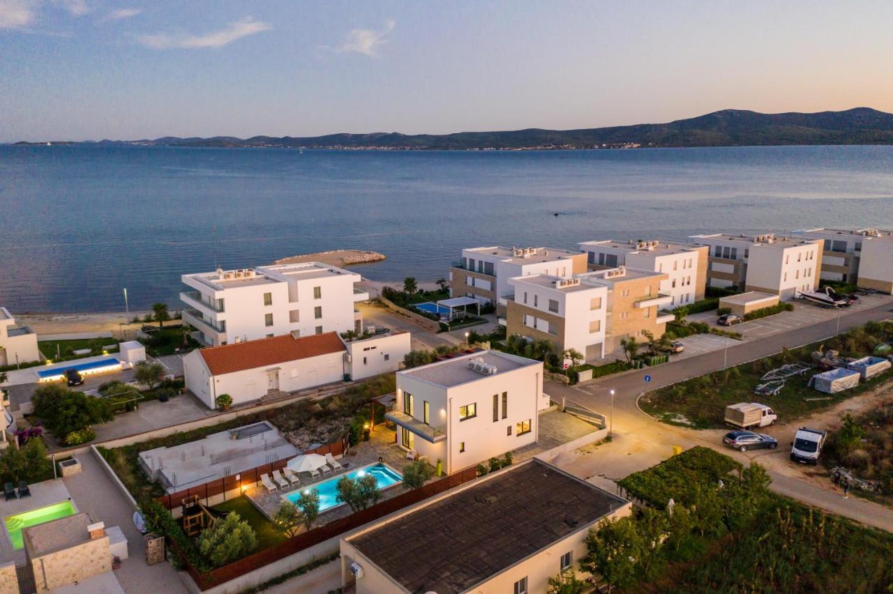 Villa Olea With Heated Pool And Jacuzzi Sukosan Exterior photo